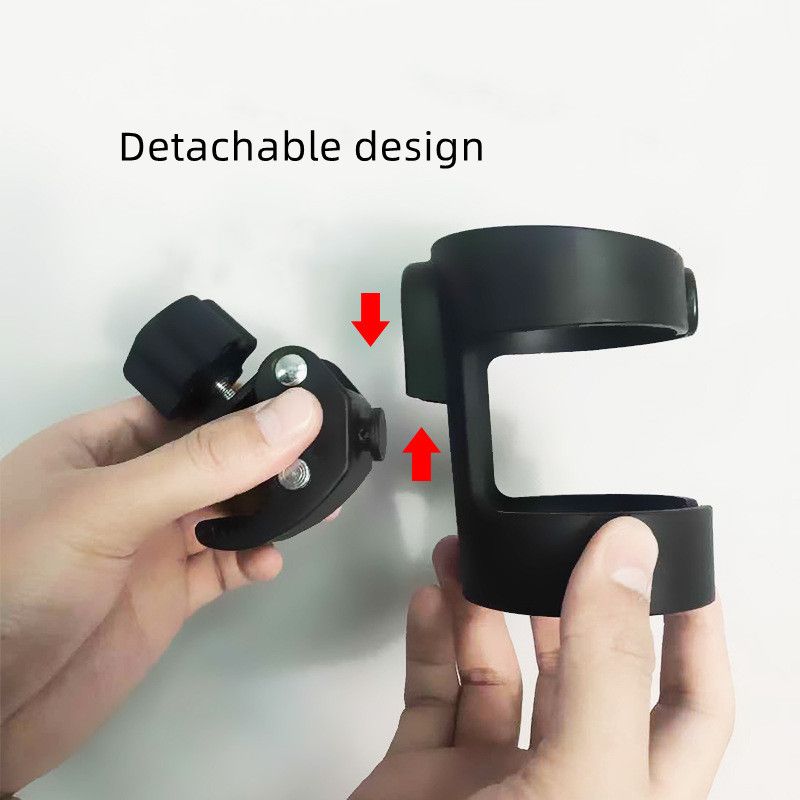 Soporte para vasos de agua para cochecito ajustable de 360 grados, soporte para botellas de agua para coche, paraguas para niños, soporte para vasos para bebidas para sillas de ruedas para bebés y niños pequeños_voghion.com