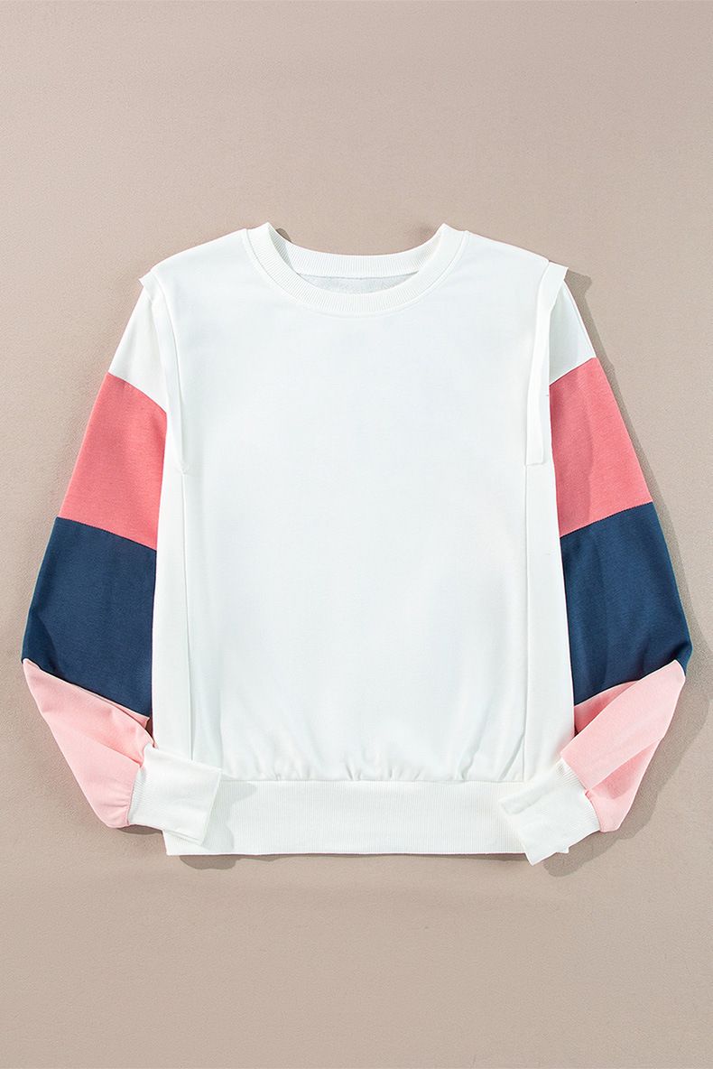 Autumn New Pullover Round Neck Long Sleeve Top Casual Style Multi-color Printed Sweatshirt For Women_voghion.com