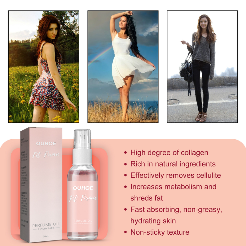 OUHOE Body Firming Oil Lukker magen, Strammer opp huden, Mage, Lår, Slank kropp, parfymespray_voghion.com