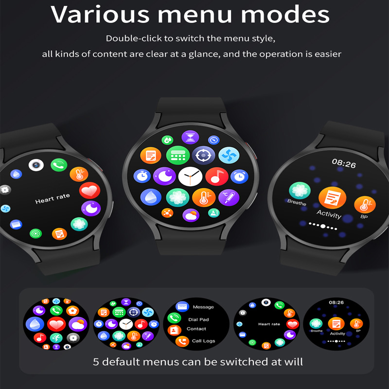 2023 neue GPS Track Für Samsung Galaxy Uhr 6 Smart Uhr Männer Amoled Immer Display Körper Temperatur Uhr BT Sprechen smart Uhr_voghion.com