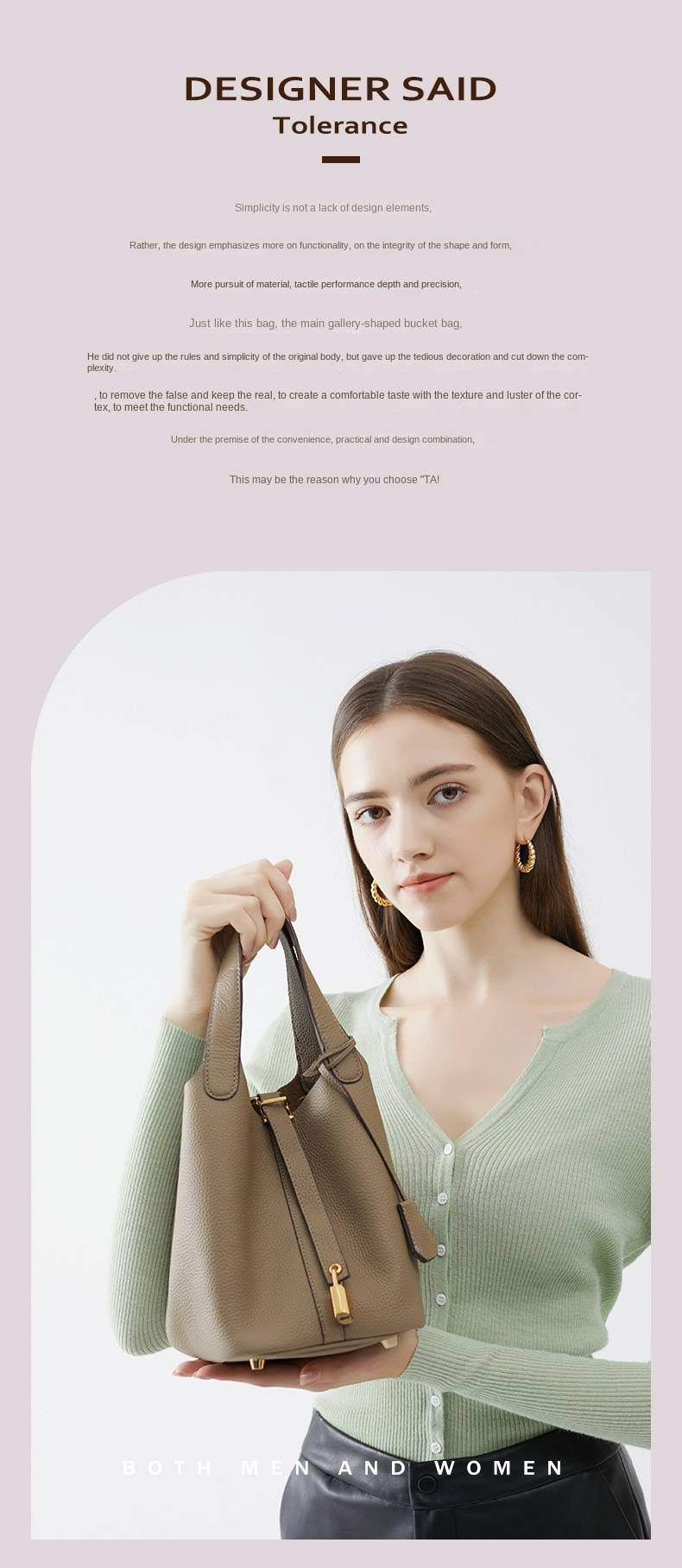 Vintažas stila sieviešu soma - unikāla retro īstas ādas rokassoma, stilīga iepirkumu soma ikdienas lietošanai_voghion.com