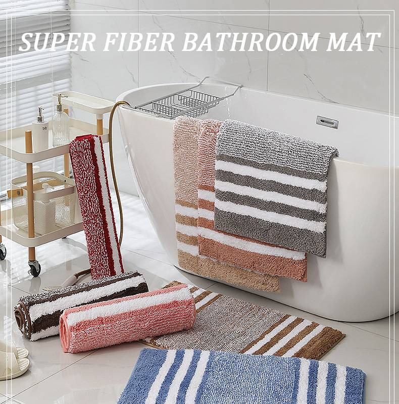 PlushBath Ultra Thick Memory Foam Bath Mat - Super Absorbent Non-Slip Rug For Bathroom & Shower_voghion.com