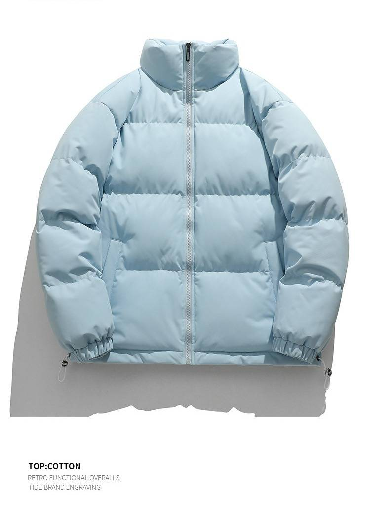 Men's Stand-Collar Puffer Jacket – Lightweight Winter Coat With Breathable Polyfill & Versatile Colorways (Sizes S-XXXL)_voghion.com