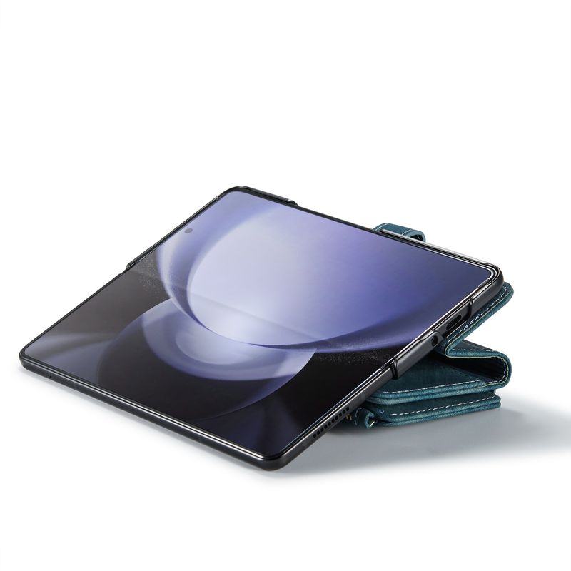 Étui en cuir pour téléphone portable Samsung Z Folder 6, étui de protection à rabat, résistant aux chutes, carte Z Folder 5_voghion.com
