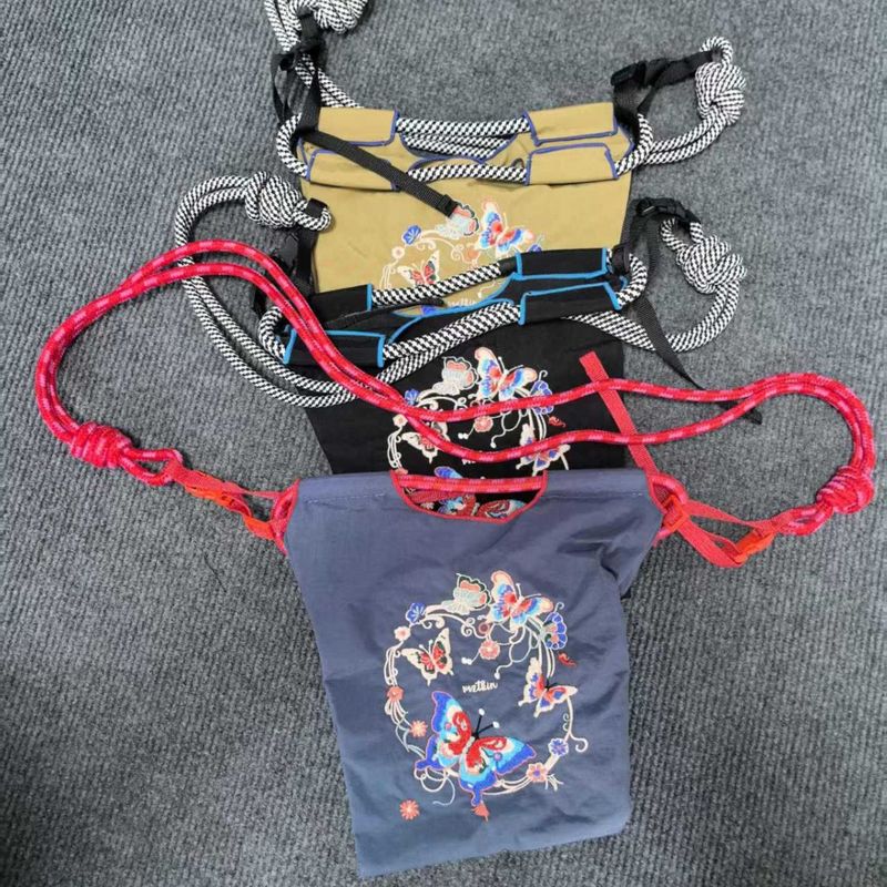 Mini-Handtasche für Damen, Sommer, neu, bestickt, Einzelpreis, Crossbody-Ball, gleicher Stil, leicht, für Reisen und Pendler, Canvas_voghion.com
