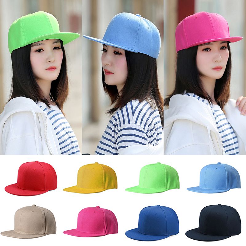 Divat egyszínű Férfi Női Baseball Hip Hop Sapkák Snapback Karimával Shade Csont Gorras Sportsapka Napfénykalap_voghion.com
