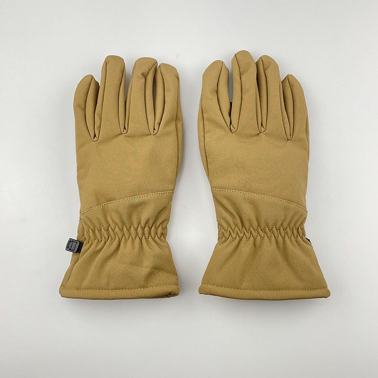 Windproof and waterproof skiing gloves, autumn and winter with plush and thickened touch screen, motorcycle riding gloves_voghion.com
