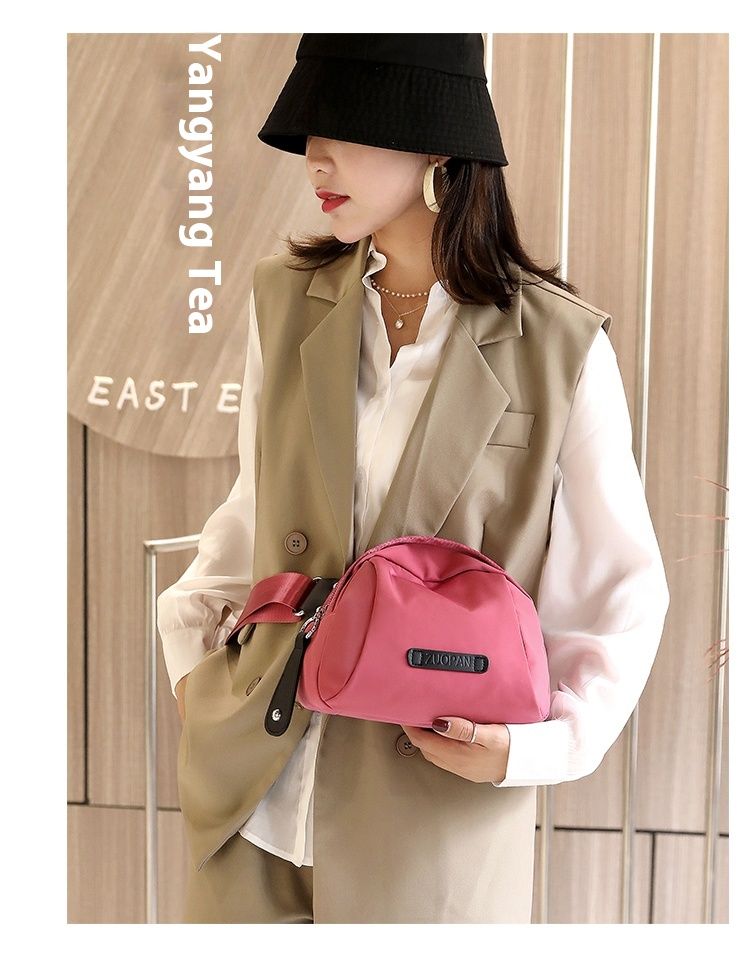 Shell Bag 2024 Nei Dammentasch Waasserdicht Nylon Oxford Eenzel Schëllertasch Multifunktionell Tailletasch Villsäiteg Kleng Schräg Broschttasch_voghion.com