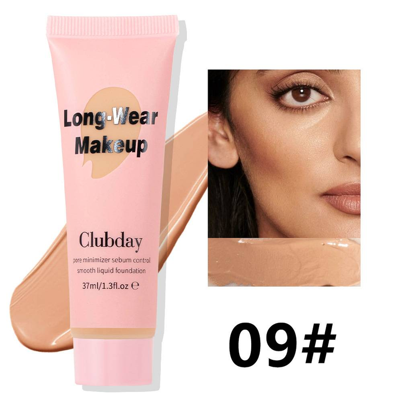 Natural Matte Makeup Concealer Liquid Foundation for Oil Control, Sweat Prevention and Long-lasting Makeup Foundation_voghion.com