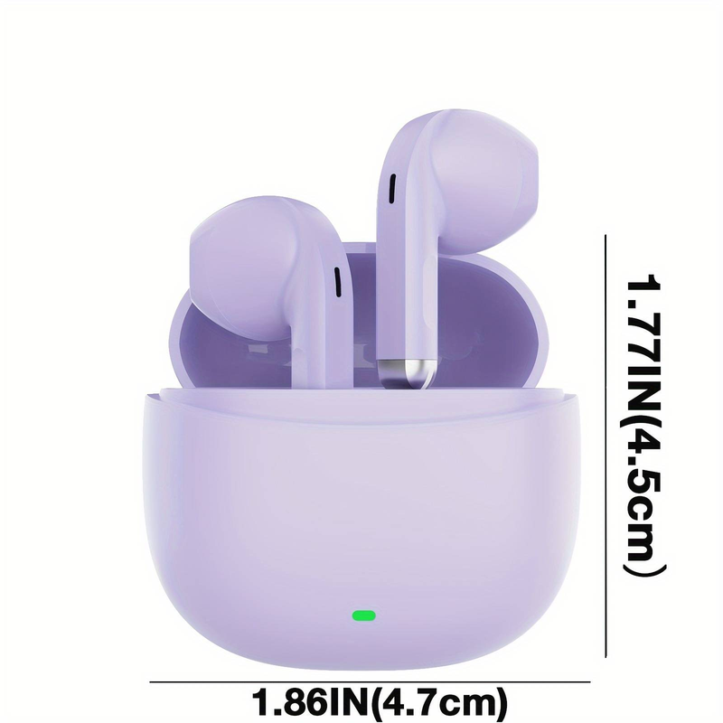 Noi căști fără fir Căști Căști Căști cu anulare a zgomotului Căști fără fir cu microfon pentru iPhone/Android._voghion.com
