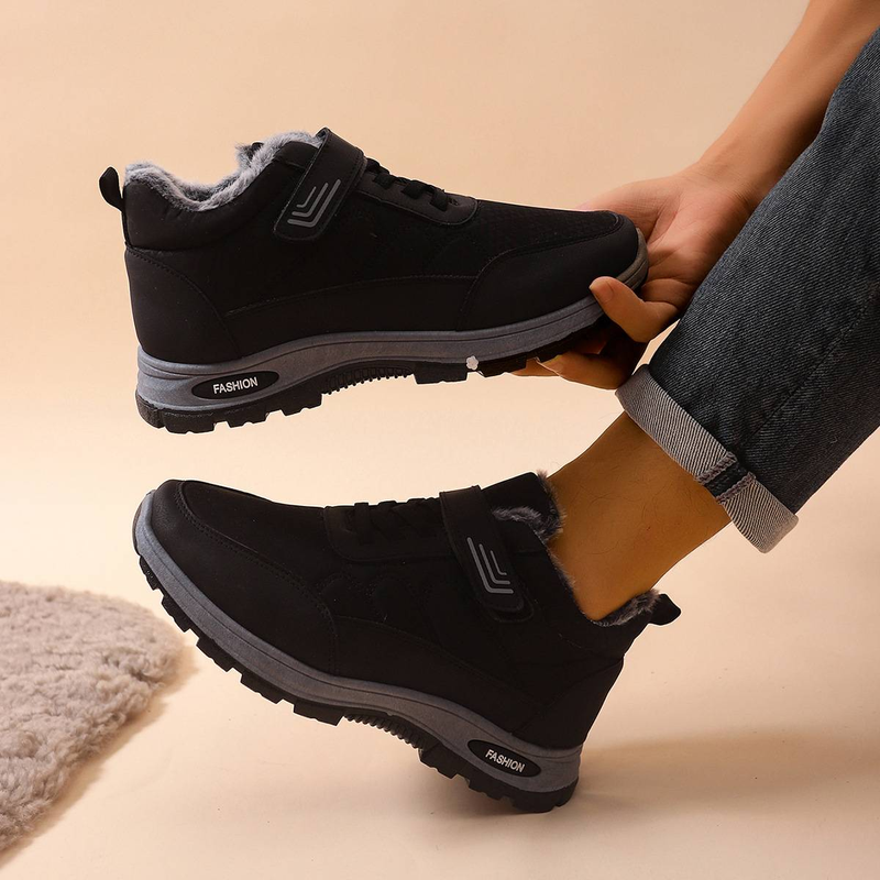 Orta Yaşlı ve Yaşlılar İçin Yeni Kışlık Erkek Botları Polar ve Kalınlaştırılmıştır_voghion.com