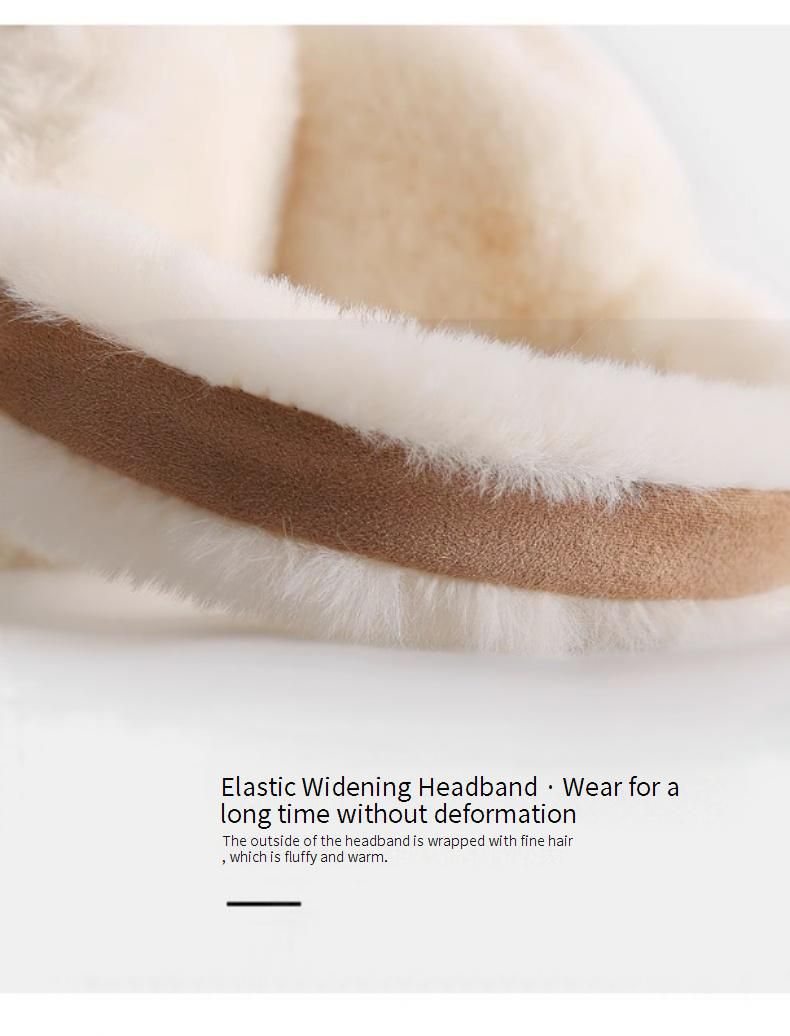 Paraorecchie unisex in pile per l'inverno: morbidi e pieghevoli scaldaorecchie per il freddo, ideali per attività all'aperto_voghion.com