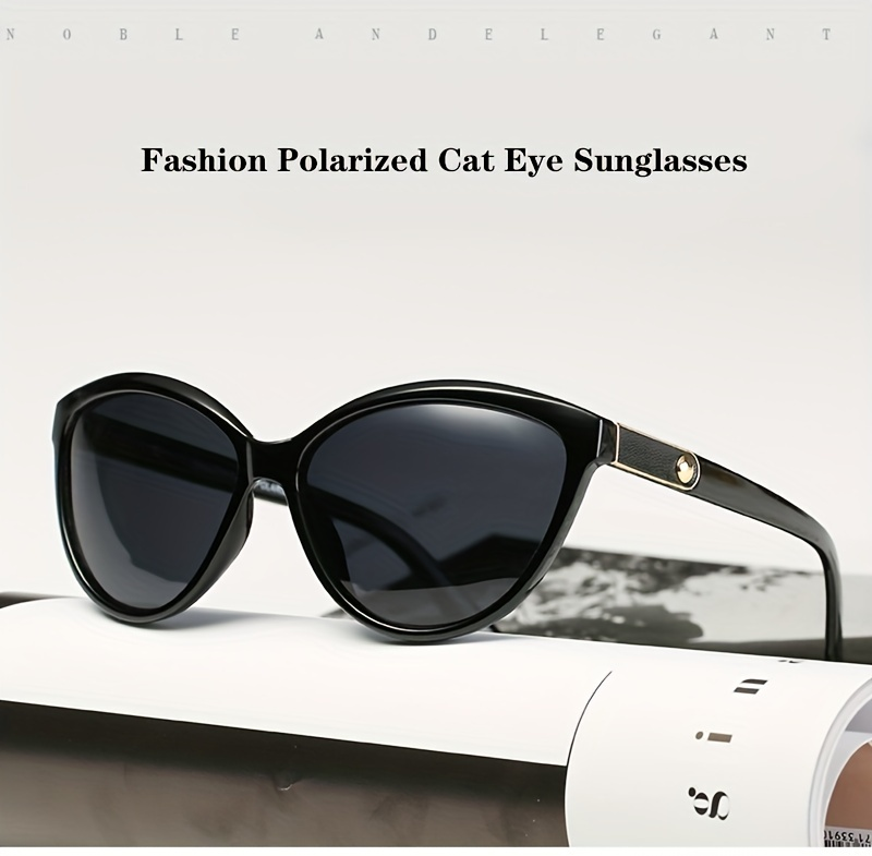 Polarisierte Cat Eyes Fashion Sonnenbrille für weibliche Fahrer Markendesign Sonnenschirm mit Geschenkbox Sommer Strand Reise_voghion.com