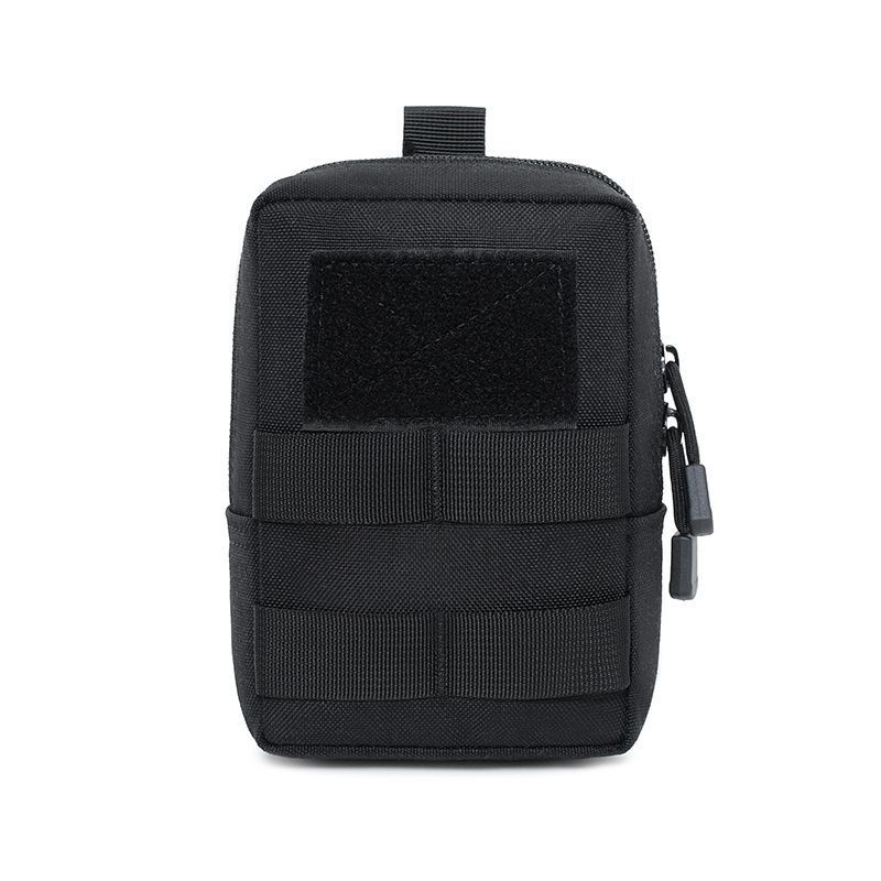 New Black Waterproof Molle Waist Mountaineering Running Fashion Design Multifunctional Tactical EDC Storage Bag_voghion.com
