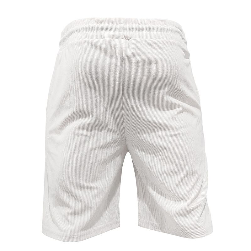 2024 Sommer Strickjacke Revers Kurzarm Shorts Casual Arbeit Vielseitig herren 2-teiliges Set_voghion.com