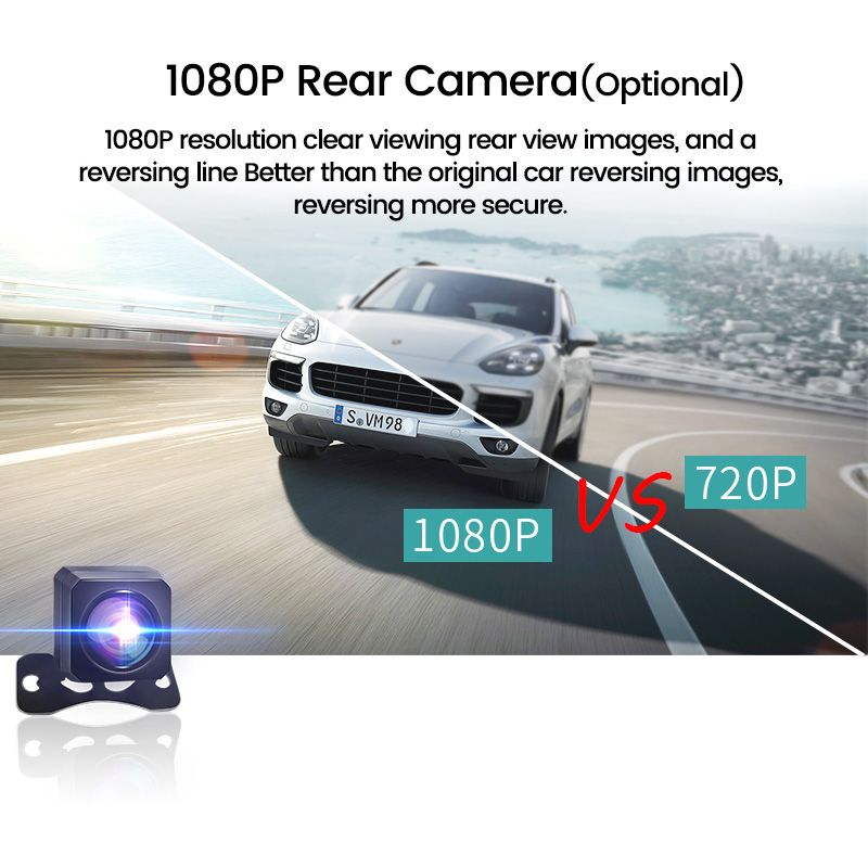 Auto DVR 12 Zoll DashCam Stream Media Réckspigel 2K Nuetsvisioun Videorecorder Autoregistrator 1080P Réckspigel Dashcam_voghion.com