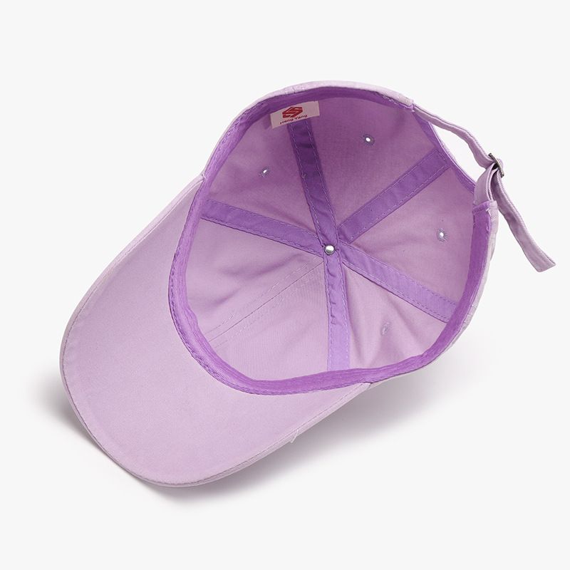 Einfarbige leichte, gewaschene Patch-Baseballkappe für Herren und Damen mit großem Kopfumfang und weicher Oberseite, modische, atmungsaktive kleine Kappe_voghion.com