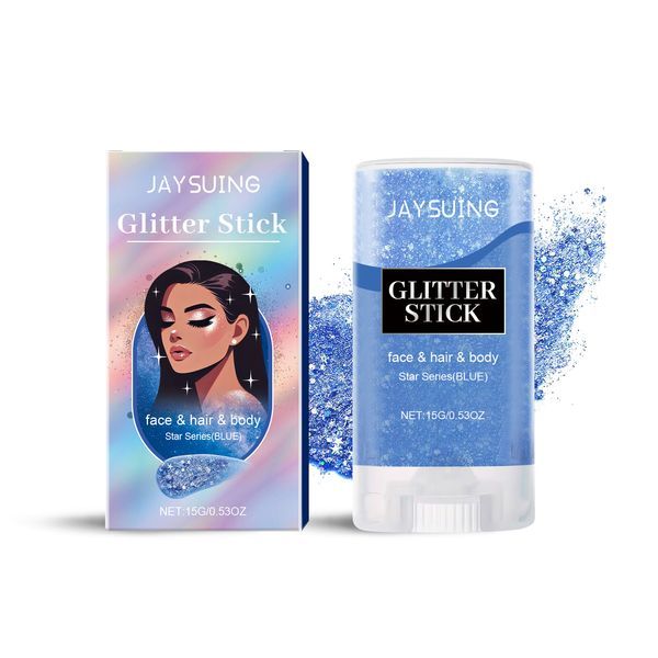 Jaysuing Glitter Glitter Stick Party Dance Party Perform Makeup Makeup Face Body Collarbone Highlights Shine_voghion.com