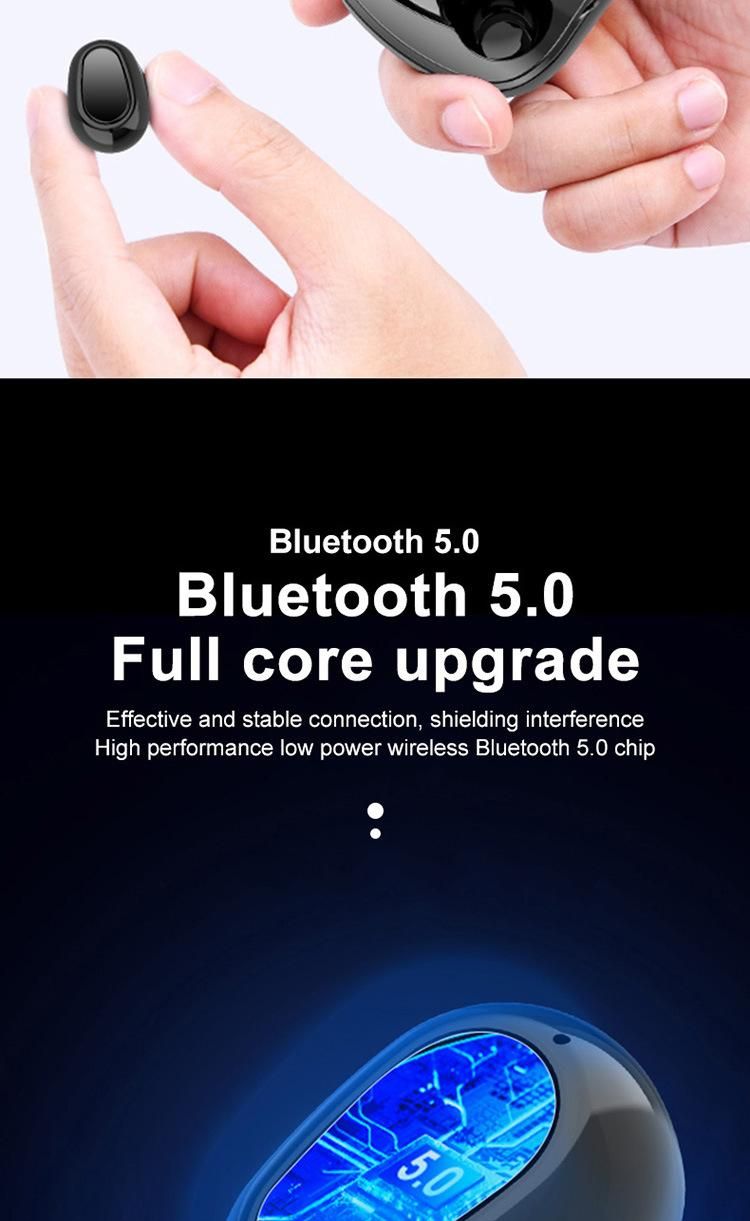 Private L21 Wireless Bluetooth Earphones With Black Technology Tws5.0 Noise Reduction In Ear Mini Bluetooth Earphones_voghion.com