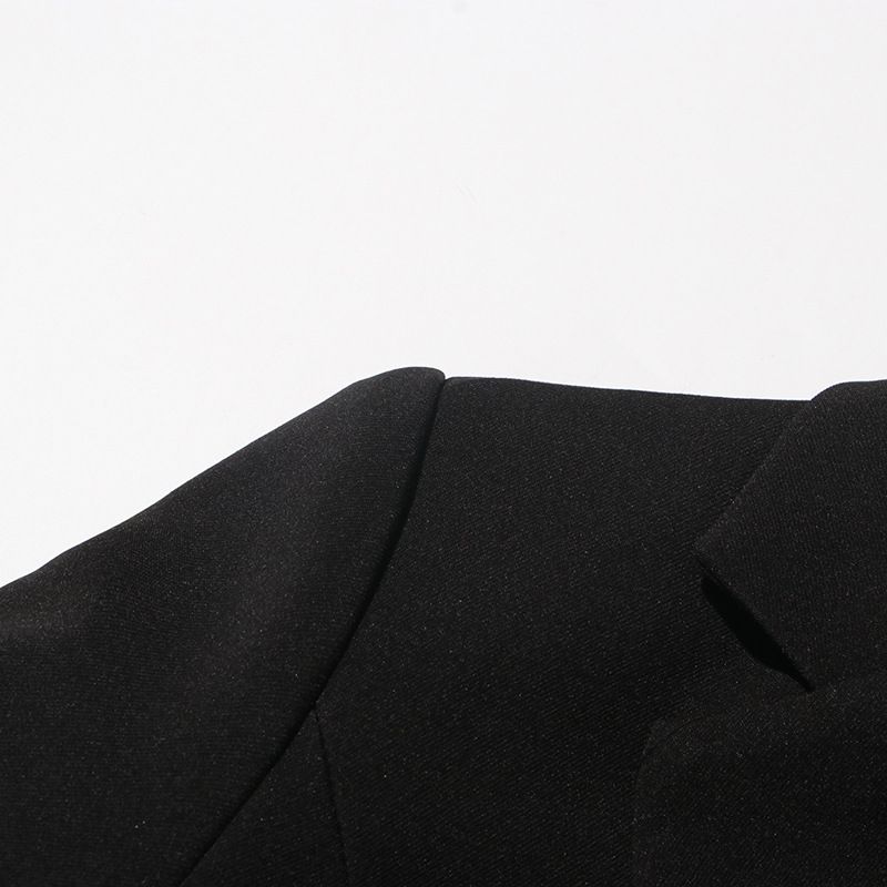 Blazer da donna decorato con strass – Elegante giacca da abito a due bottoni con dettagli floreali_voghion.com