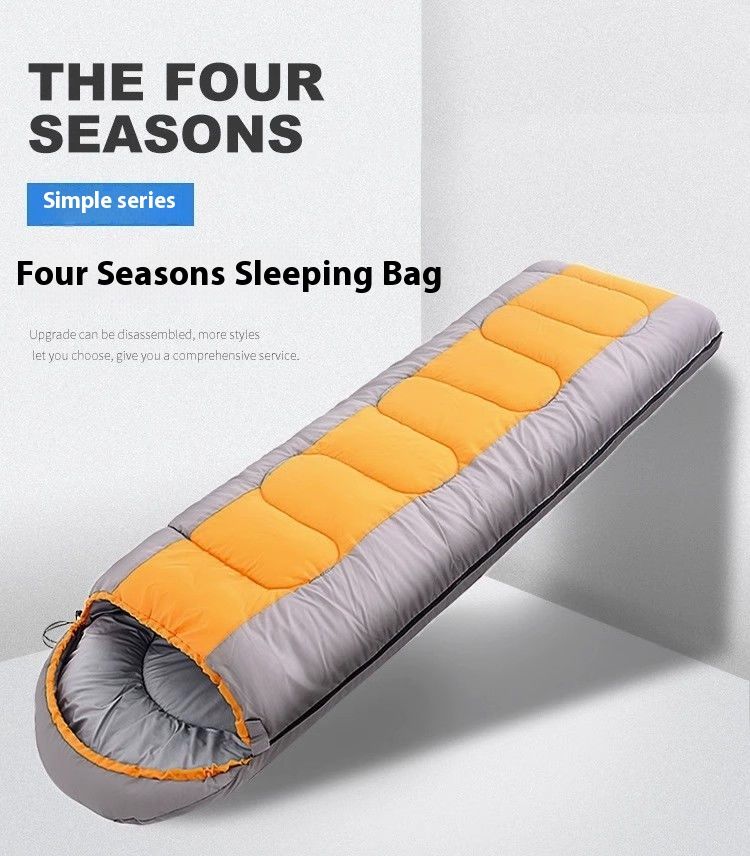 Camping -30°C Winter Thickened Sleeping Bag For Adults And Kids Portable Warm Flannel Outdoor Quilt_voghion.com