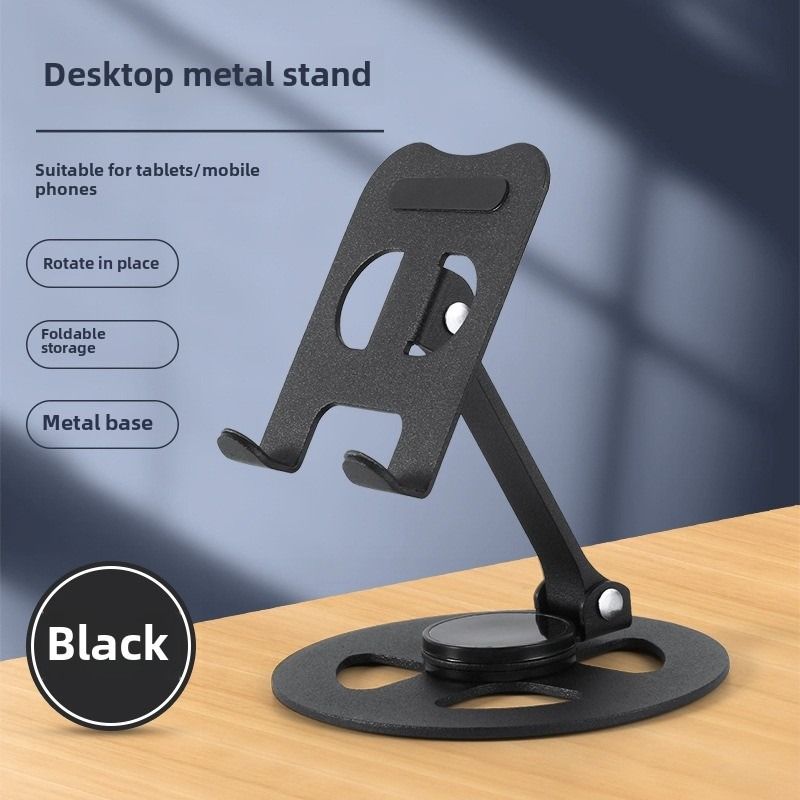 Mobile phone holder, desktop live shooting universal MINI folding support frame, suitable for IPAD tablet_voghion.com