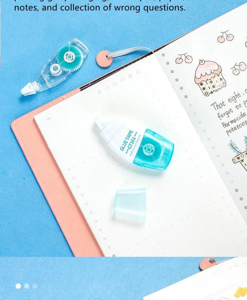 Double-sided adhesive dots can be replaced with core double-sided adhesive 6mm * 8 m large capacity invisible transparent adhesive hand account tape_voghion.com