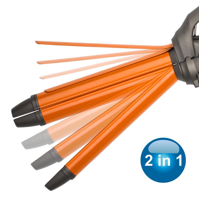 Nuovo ferro lisciante 2 in 1, piastra in ceramica, doppio uso per capelli asciutti e bagnati, arricciacapelli con frangia grande_voghion.com