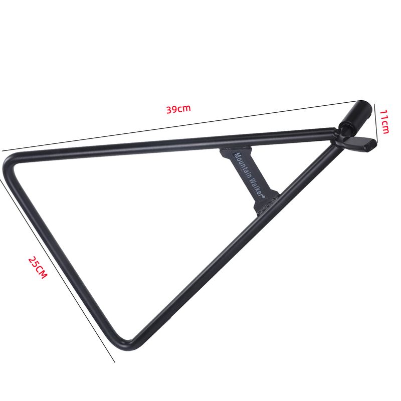 Uniwersalne nowe akcesoria czarny stalowy trójkątny stojak boczny motocyklowy 39x25x11cm do motocykla terenowego MX Motocross Kickstand_voghion.com