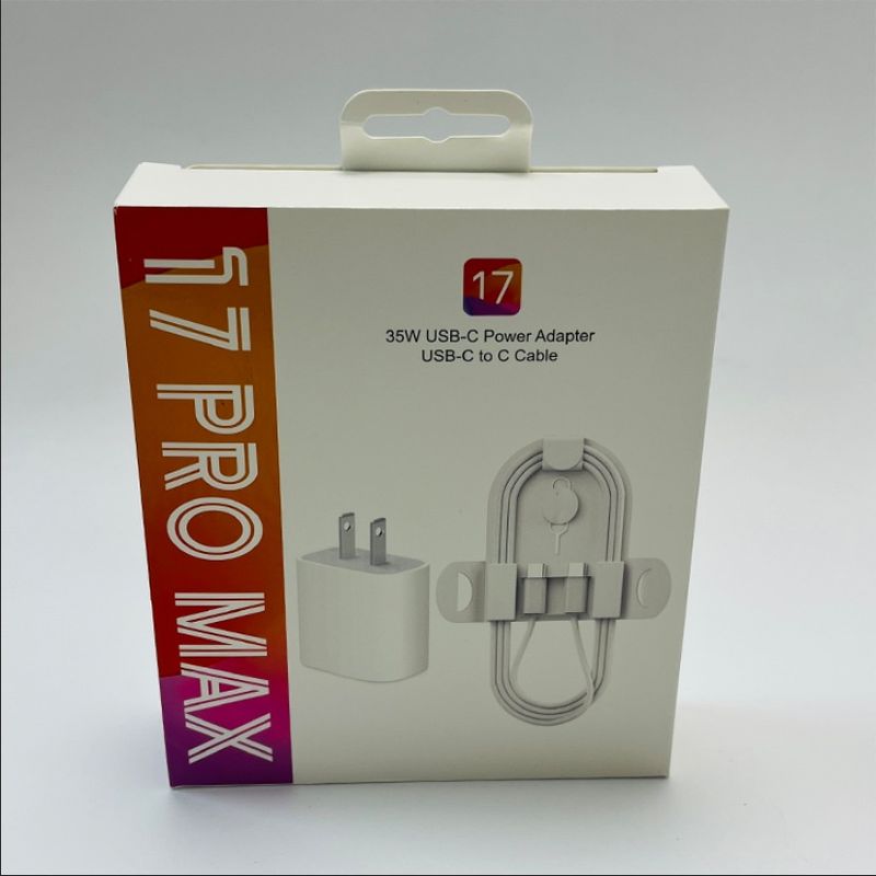 Kompatibel mit iPhone 15 Ladegerät Dual C-Apple 16-adriges geflochtenes Set EU-Standard-Schnellladekabel_voghion.com