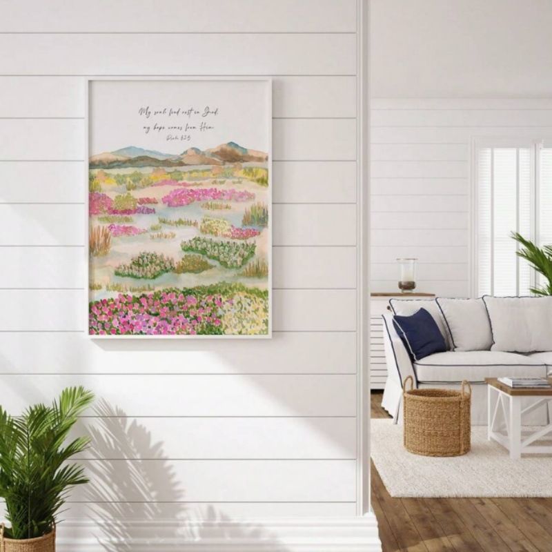 Framed Oil Core Poster Decorative Hanging Wall Canvas Print Painting_voghion.com