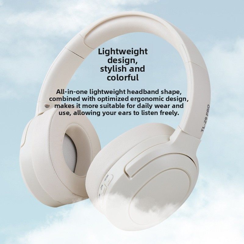 Cross-Border New TL-29 PRO Over-Ear Bluetooth Headphones 5.4 Full Ear Heavy Bass Long Battery Life Factory Direct Sale_voghion.com