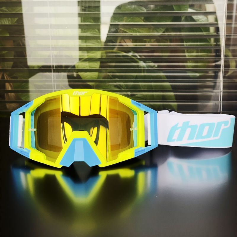 Lunettes de protection pour casque de moto Thor, coupe-vent, transparentes, pour machine_voghion.com