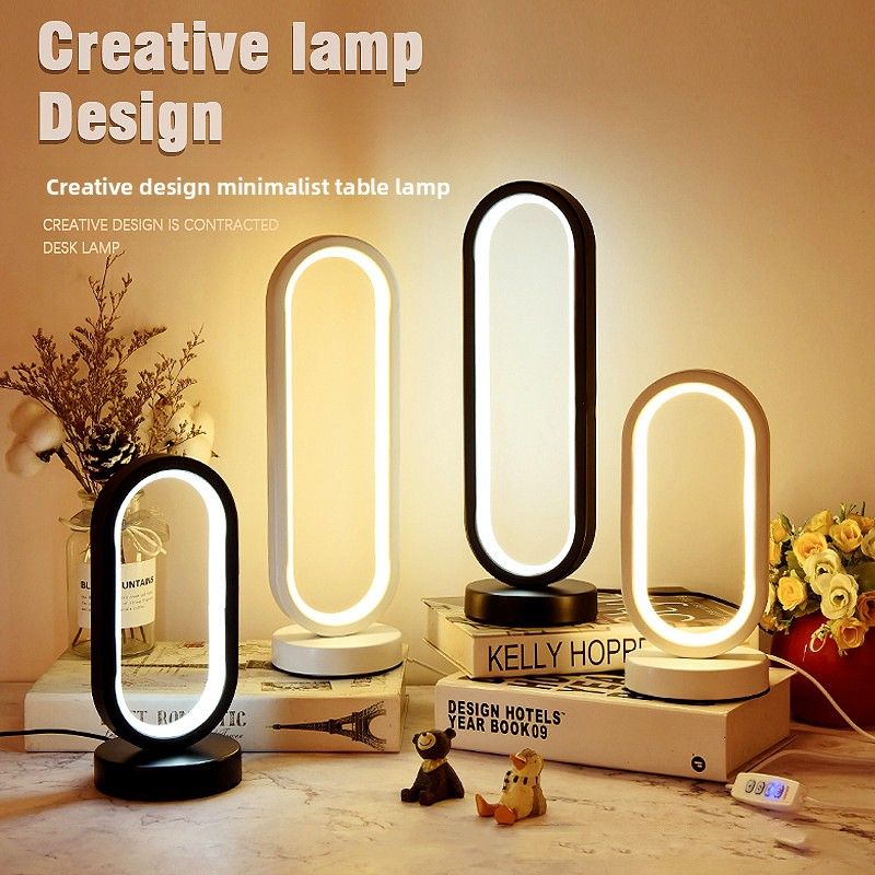 Schlafzimmer Nachttisch Nordic Einfache USB Student Schlafsaal Gemütliche Atmosphäre LED Nachtlicht Leselampe_voghion.com