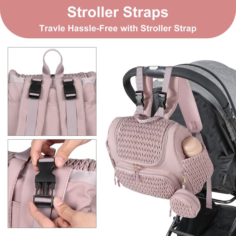 Mommy Bag Infant Multifunctioneel Uitgaan Modieuze Moedertas Grote Capaciteit Opbergrugzak Luiertas Kan Warm Worden Gehouden_voghion.com