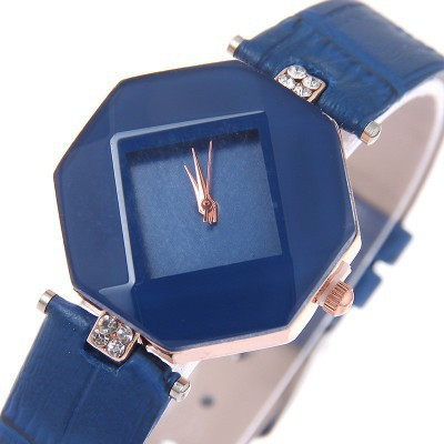 Champer Sales koreansk prisme diamantspeil mote dameklokke_voghion.com