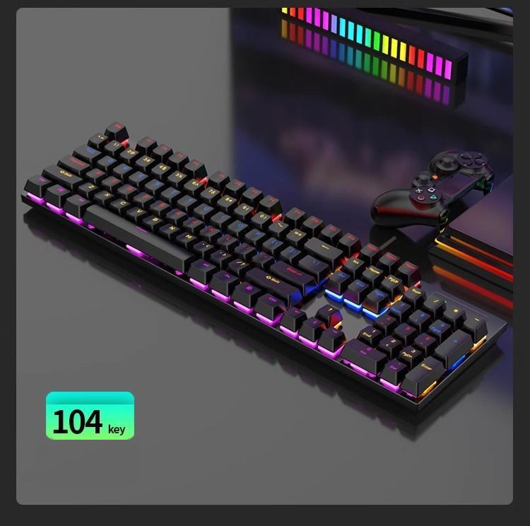 E-spor 104 Standart Klavye Mekanik Kablolu Oyun_voghion.com