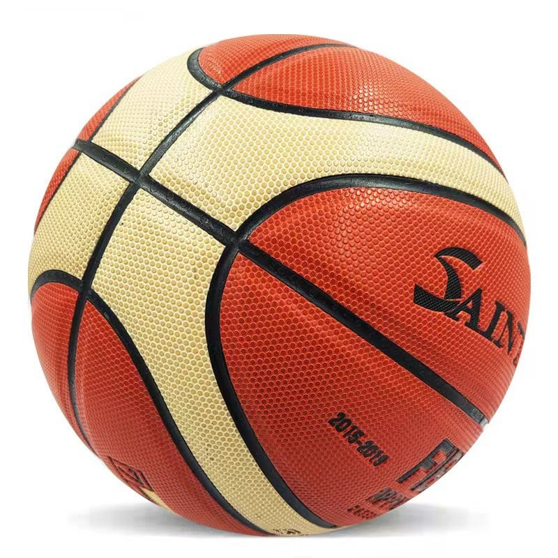 Basketbola bumbas mitrumu absorbējošs PU 5 6 7 pieaugušo jauniešu vidusskolas iestājpārbaudījumu bumbu var pielāgot Basketbols_voghion.com