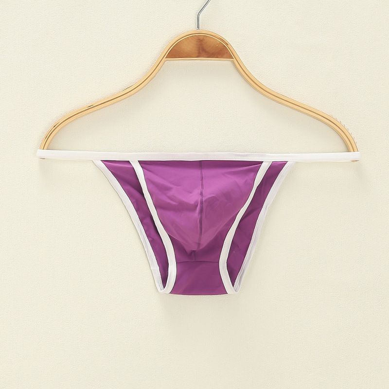 Men's Breathable Low Waist Sexy One-Piece Thong T-Pants Trendy_voghion.com