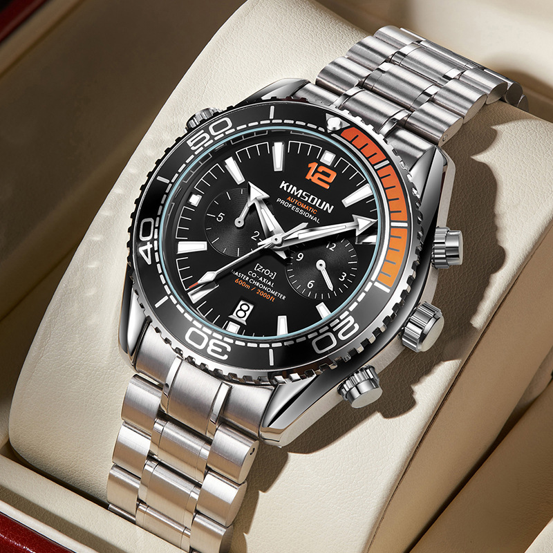 Nouvelle montre Kingston, montre mécanique multifonctionnelle entièrement automatique, montre haut de gamme, montre étanche, montre homme_voghion.com