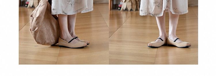 Cowhide Version Handmade All Match Ballet Shoes, Flat Shoes For Women, Mary Jane Shoes, Soft Bottom Pig Nose Shoes_voghion.com