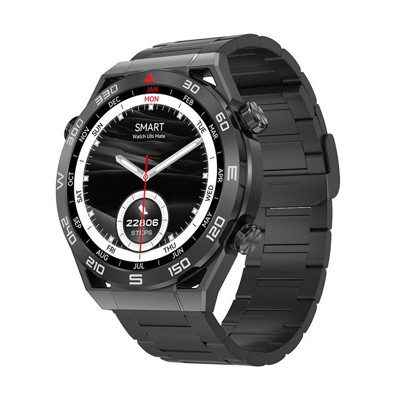 New DT Ultra Mate smartwatch with heart rate monitoring, Bluetooth call, mobile assistant, sports watch_voghion.com