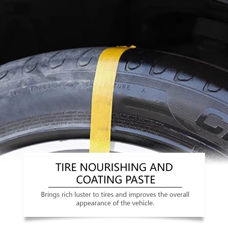 Rayhong Automobile Tire Retreading Paste, Automobile Tire Easy To Clean And Refurbish Anti-Pollution Protection And Maintenance Paste_voghion.com