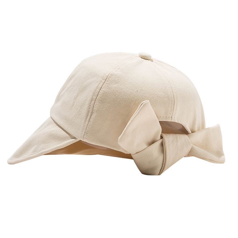 Cappello a secchiello con fiocco, versatile, per la primavera e l'estate, da donna, alla moda, per esterni, tinta unita, con grandi gronde_voghion.com