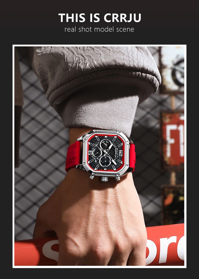 Square Leather Strap Watch With Waterproof Calendar Function For Couples, Casual Style, Quartz Movement Square Watch_voghion.com