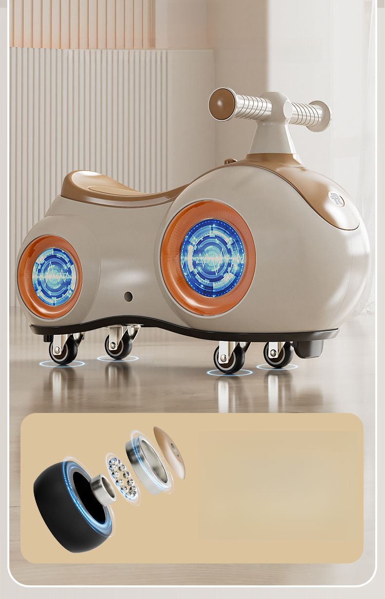 Peanut Twist con secchiello Yoyo, macchinina giocattolo per bambini da 1 a 3 anni, regalo antiribaltamento per bambini di un anno_voghion.com