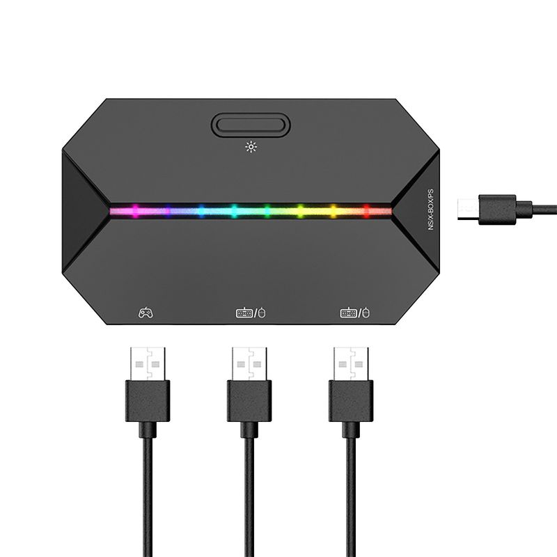 Pour Nintendo Switch Console de jeu Clavier Souris PC Convertisseur Pour Lite/ps4/xbox One/ps3/xbox 360 Jeu Adaptateur Contrôleur Ensemble #G3_voghion.com