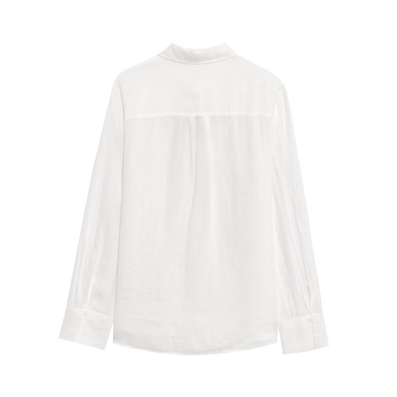 Women's Clothing Spring New Suit Shirt Long Sleeve Solid Color Casual Loose Wide Leg Pants Suit_voghion.com