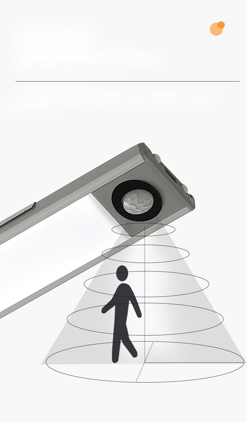 Ultra-Thin Smart Rechargeable Motion Sensor Magnetic Self-Adhesive LED Strip Light For Wardrobe Wine Cabinet_voghion.com