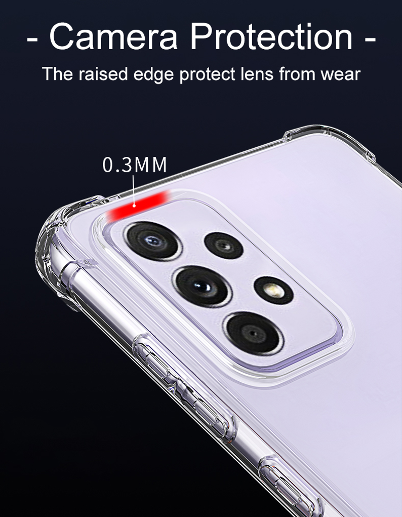 Stoßfestes Silikon-Softcase für Samsung Galaxy A53 A73 A33 A52 A72 A32 A22 A12 A71 A51 A31 A70 A50_voghion.com